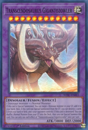 Transcendosaurus Gigantozowler (WISU-EN003) - 1st Edition