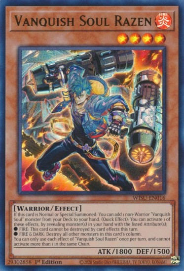 Vanquish Soul Razen (WISU-EN016) - 1st Edition