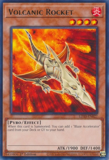 Volcanic Rocket (LD10-EN027) - 1st Edition