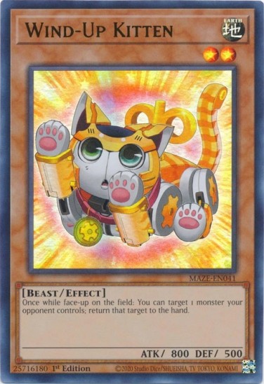 Wind-Up Kitten (MAZE-EN041) - 1st Edition