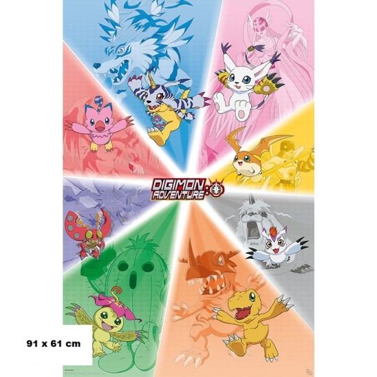 Αφίσα Digimon Adventure (91x61)