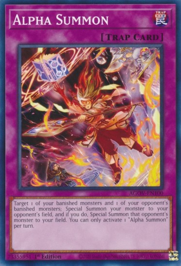 Alpha Summon (AGOV-EN100) - 1st Edition