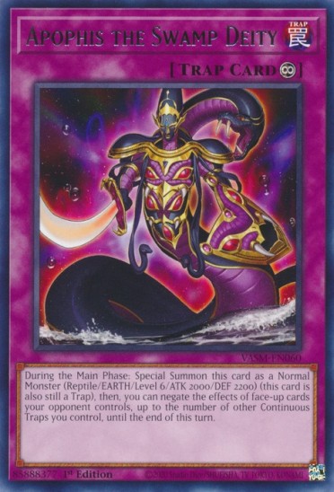 Apophis the Swamp Deity (VASM-EN060) - 1st Edition