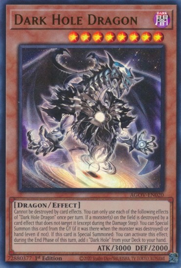 Dark Hole Dragon (AGOV-EN020) - 1st Edition