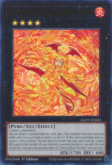 Infernal Flame Banshee (AGOV-EN043) - 1st Edition