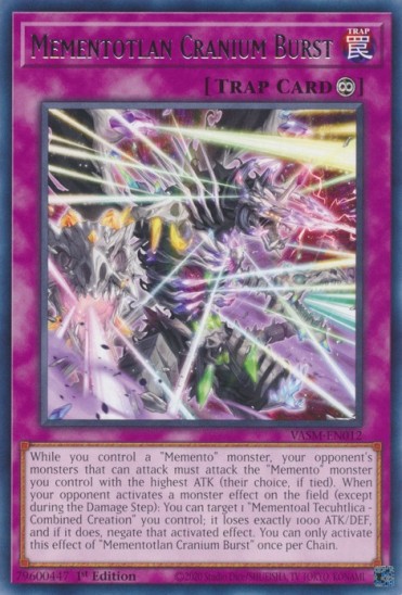 Mementotlan Cranium Burst (VASM-EN012) - 1st Edition