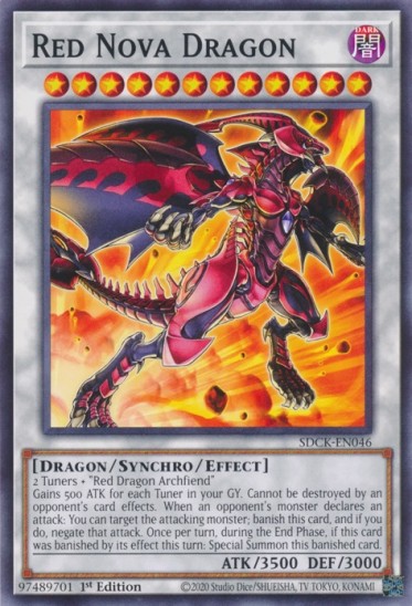 Red Nova Dragon (SDCK-EN046) - 1st Edition