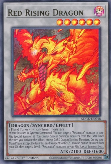 Red Rising Dragon (SDCK-EN048) - 1st Edition