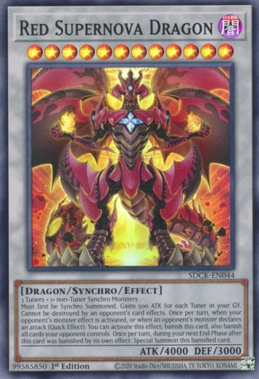 Red Supernova Dragon (SDCK-EN044) - 1st Edition