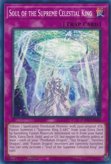 Soul of the Supreme Celestial King (AGOV-EN069) - 1st Edition