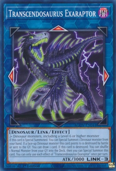 Transcendosaurus Exaraptor (AGOV-EN044) - 1st Edition