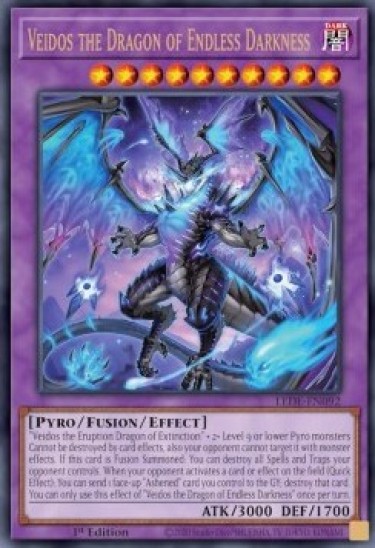Veidos the Dragon of Endless Darkness (LEDE-EN092) - 1st Edition