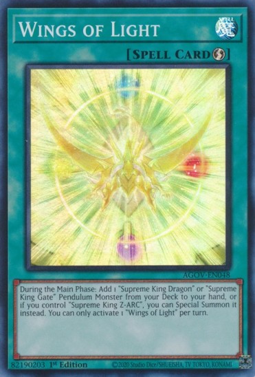 Wings of Light (AGOV-EN048) - 1st Edition