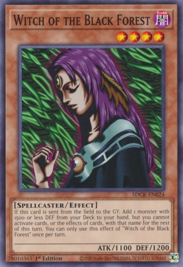 Witch of the Black Forest (SDCK-EN024) - 1st Edition