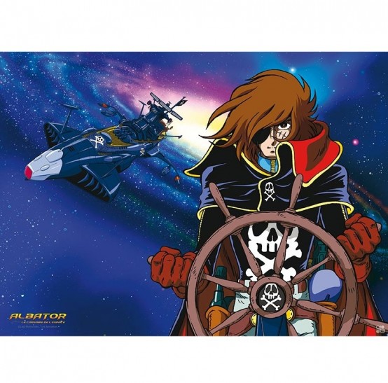 Αφίσα Captain Harlock and Arcadia (38x52)