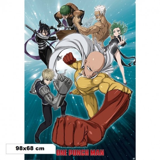 Αφίσα Saitama Fighting (98x68)