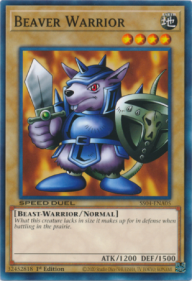 Beaver Warrior (SS04-ENA05) - 1st Edition