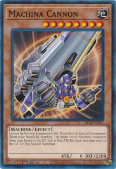 Machina Cannon (SR10-EN009) - 1st Edition