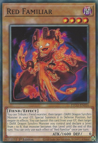 Red Familiar (ETCO-EN016) - 1st Edition