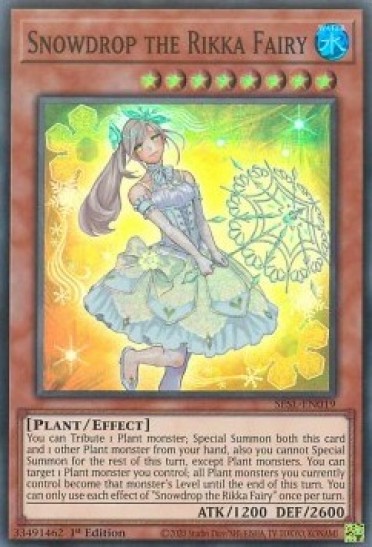 Snowdrop the Rikka Fairy (SESL-EN019) - 1st Edition