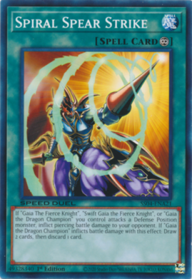 Spiral Spear Strike (SS04-ENA21) - 1st Edition