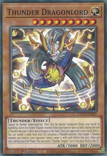 Thunder Dragonlord (ETCO-EN025) - 1st Edtion