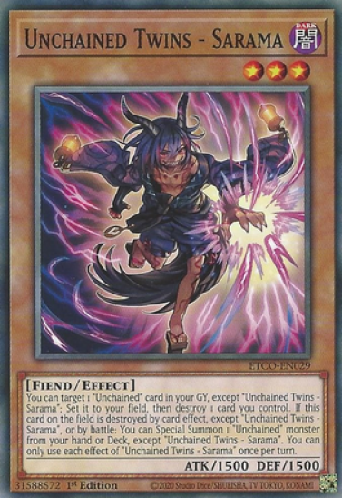 Unchained Twins - Sarama (ETCO-EN029) - 1st Edition