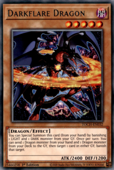 Darkflare Dragon (TOCH-EN032) - 1st Edition