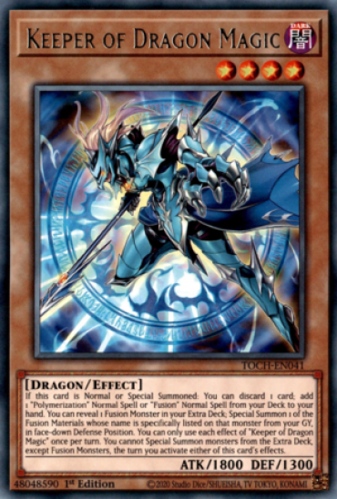Keeper of Dragon Magic (TOCH-EN041) - 1st Edition