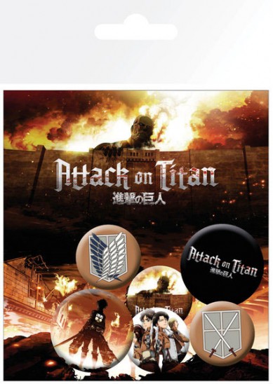 Κονκάρδες Attack on Titan (x6)