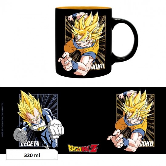 Κούπα Goku + Vegeta SSJ (320ml)