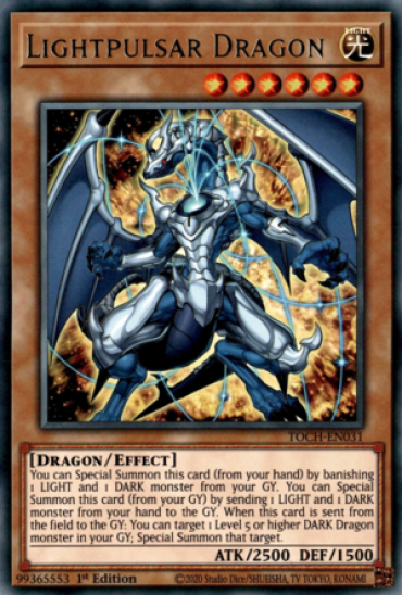 Lightpulsar Dragon (TOCH-EN031) - 1st Edition