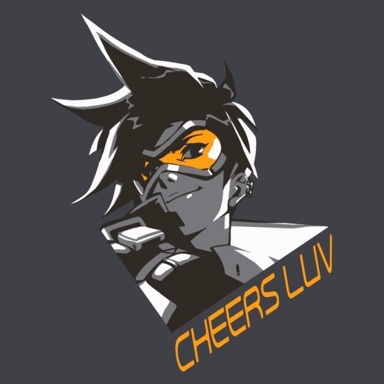 T-shirt Tracer Cheers Luv