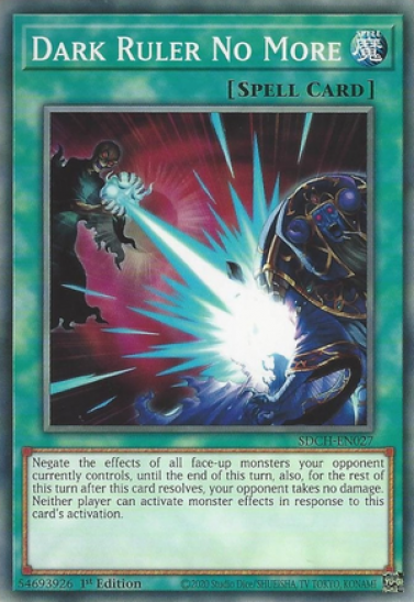 Dark Ruler No More (SDCH-EN027) - 1st Edition