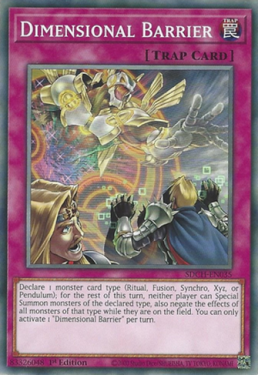 Dimensional Barrier (SDCH-EN035) - 1st Edition