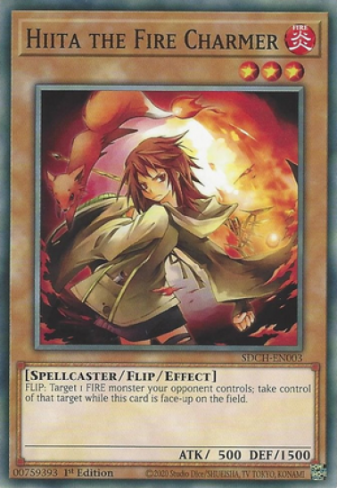 Hiita the Fire Charmer (SDCH-EN003) - 1st Edition