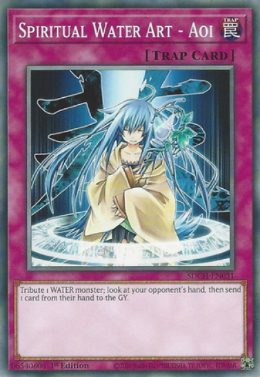 Spiritual Water Art - Aoi (SDCH-EN031) - 1st Edition