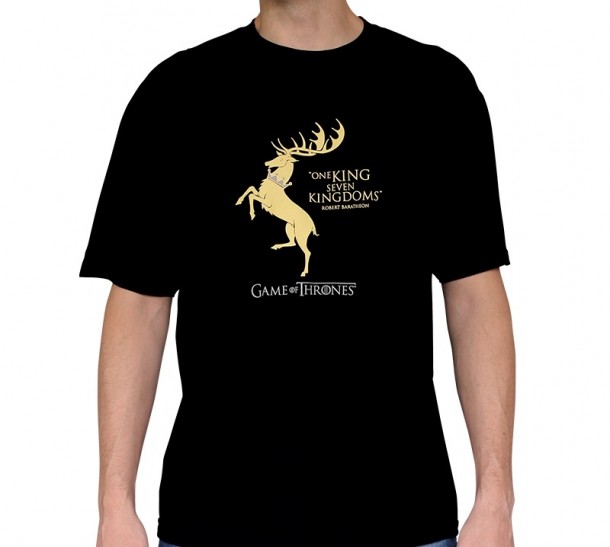 T-shirt Baratheon / One King, Seven Kingdoms