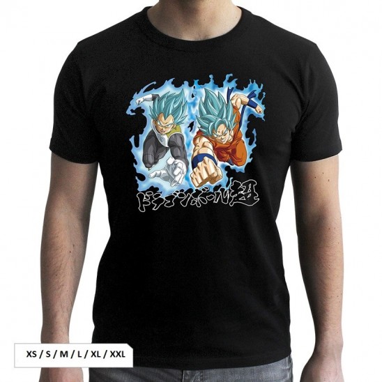 T-Shirt Goku + Vegeta (SSGSS)