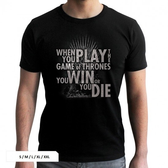 T-Shirt Iron Throne You Win or You Die