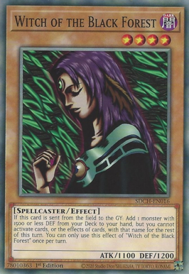 Witch of the Black Forest (SDCH-EN016) - 1st Edition