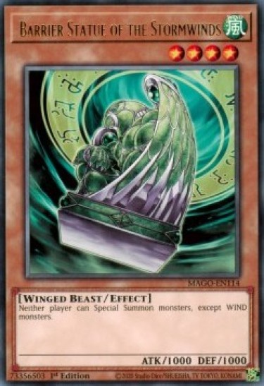 Barrier Statue of the Stormwinds (MAGO-EN114) - 1st Edition
