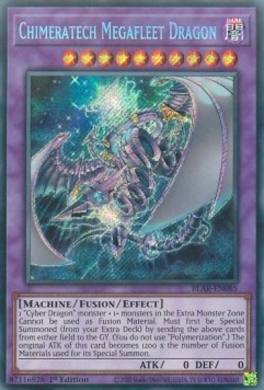 Chimeratech Megafleet Dragon (BLAR-EN085) - 1st Edition