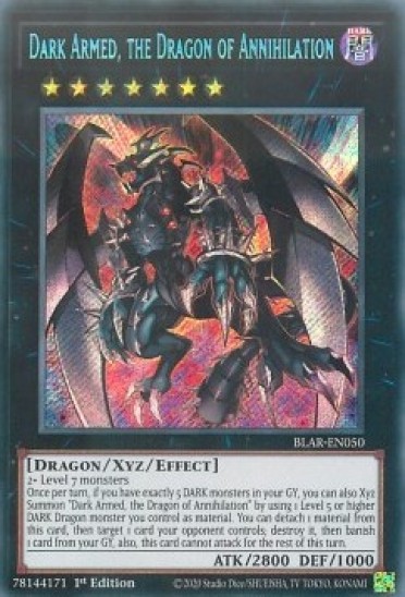 Dark Armed, the Dragon of Annihilation (BLAR-EN050) - 1st Edition