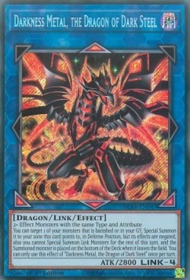 Darkness Metal, the Dragon of Dark Steel (BLAR-EN047) - 1st Edition