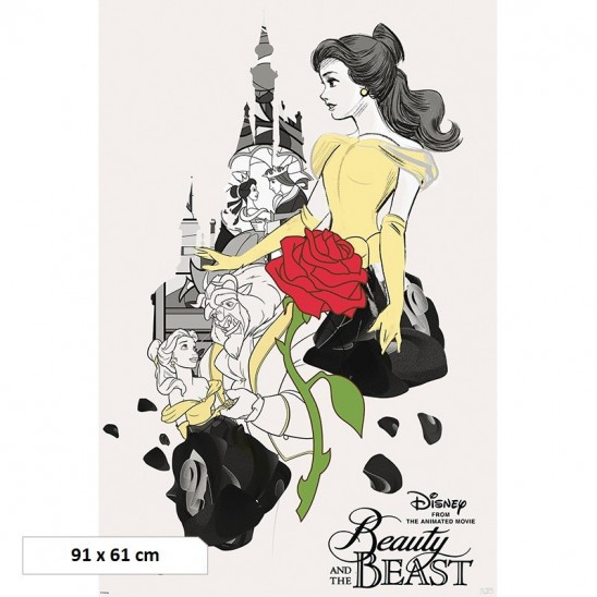 Αφίσα The Beauty & The Beast Movie (91x61)