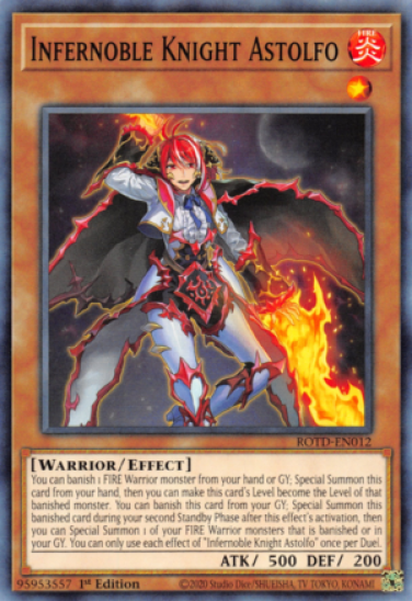 Infernoble Knight Astolfo (ROTD-EN012) - 1st Edition