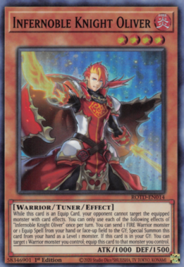 Infernoble Knight Oliver (ROTD-EN014) - 1st Edition