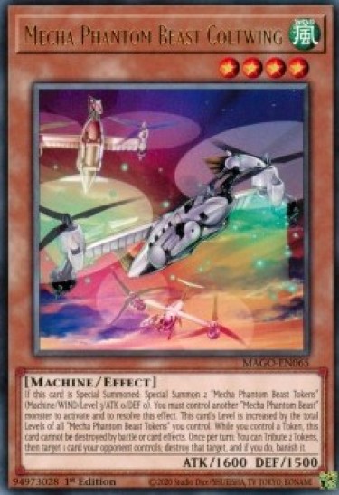 Mecha Phantom Beast Coltwing (MAGO-EN065) - 1st Edition