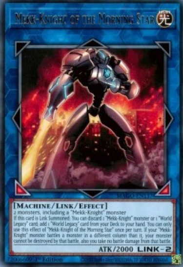 Mekk-Knight of the Morning Star (MAGO-EN137) - 1st Edition